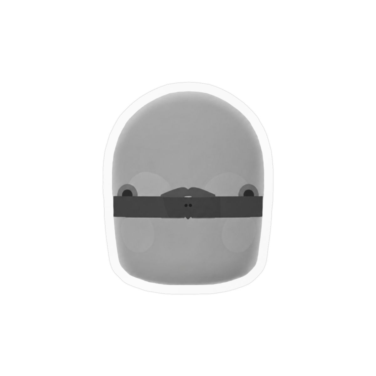 Beef Boss Poofesure Hamburger Mii Sticker | Funny Gaming Vinyl Decal - alternate angle 3, merchandise